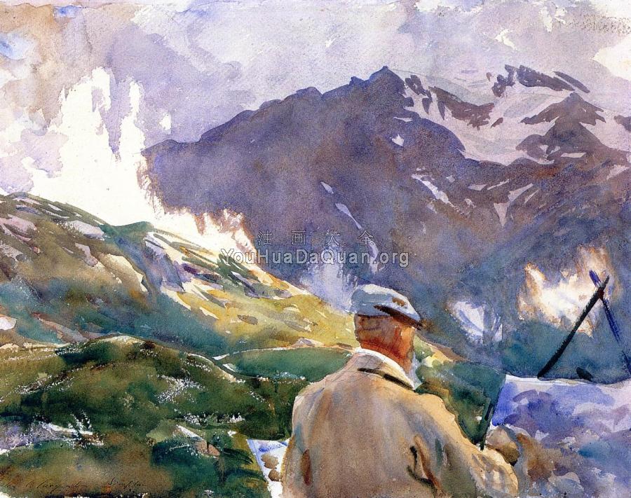 Artist in the Simplon - 约翰·辛格·萨金特